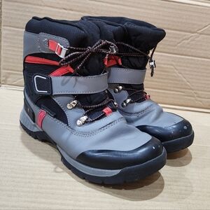 Size 4 Boys Grey Snow Boot